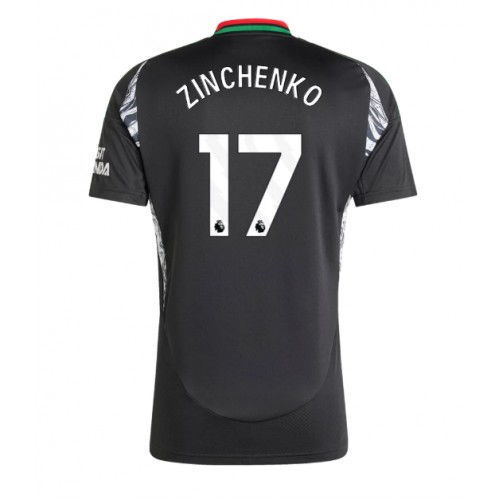 Fotbalové Dres Arsenal Oleksandr Zinchenko #17 Venkovní 2024-25 Krátký Rukáv